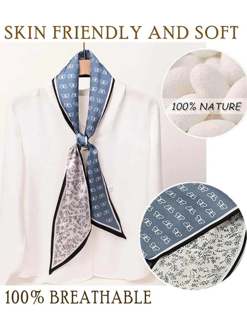 N/A silk scarf
